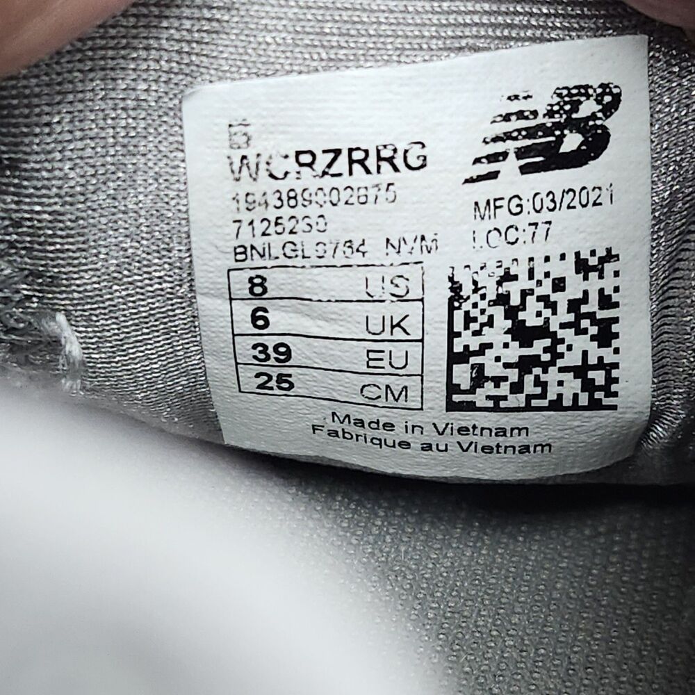 New Balance Fresh Foam Cruz V1 Reissue Womens 8 Athletic Shoes Gray Knit Running - Picture 10 of 10